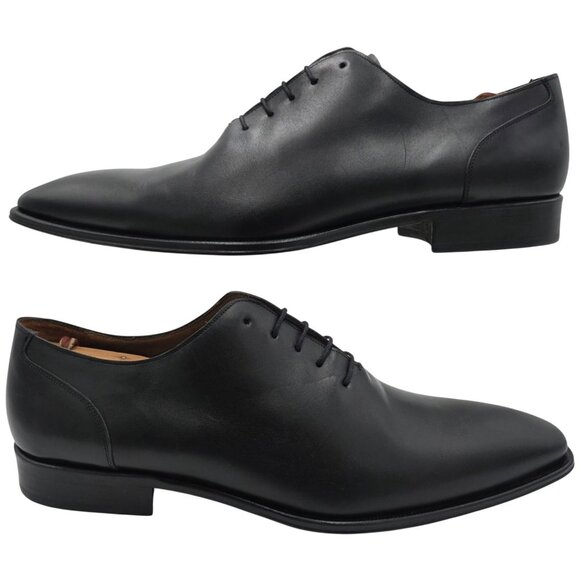 NEW Mezlan Wholecut Mens 12M Spain Black All Leather Dress Shoes Formal Oxfords main image 9
